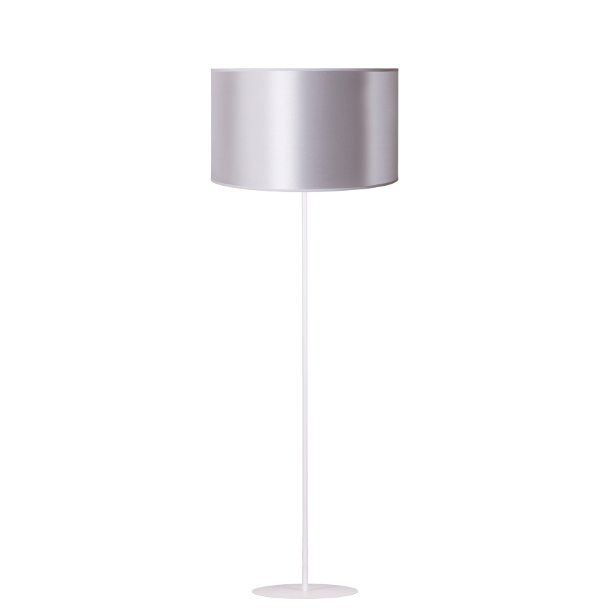 Duolla - Podna lampa CANNES 1xE27/15W/230V pr. 45 cm srebrna/bakrena/bijela