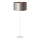Duolla - Podna lampa CANNES 1xE27/15W/230V pr. 45 cm srebrna/bakrena/bijela