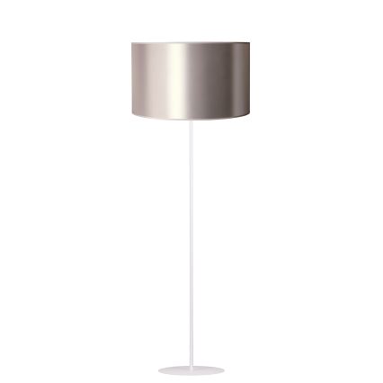 Duolla - Podna lampa CANNES 1xE27/15W/230V pr. 45 cm srebrna/bakrena/bijela