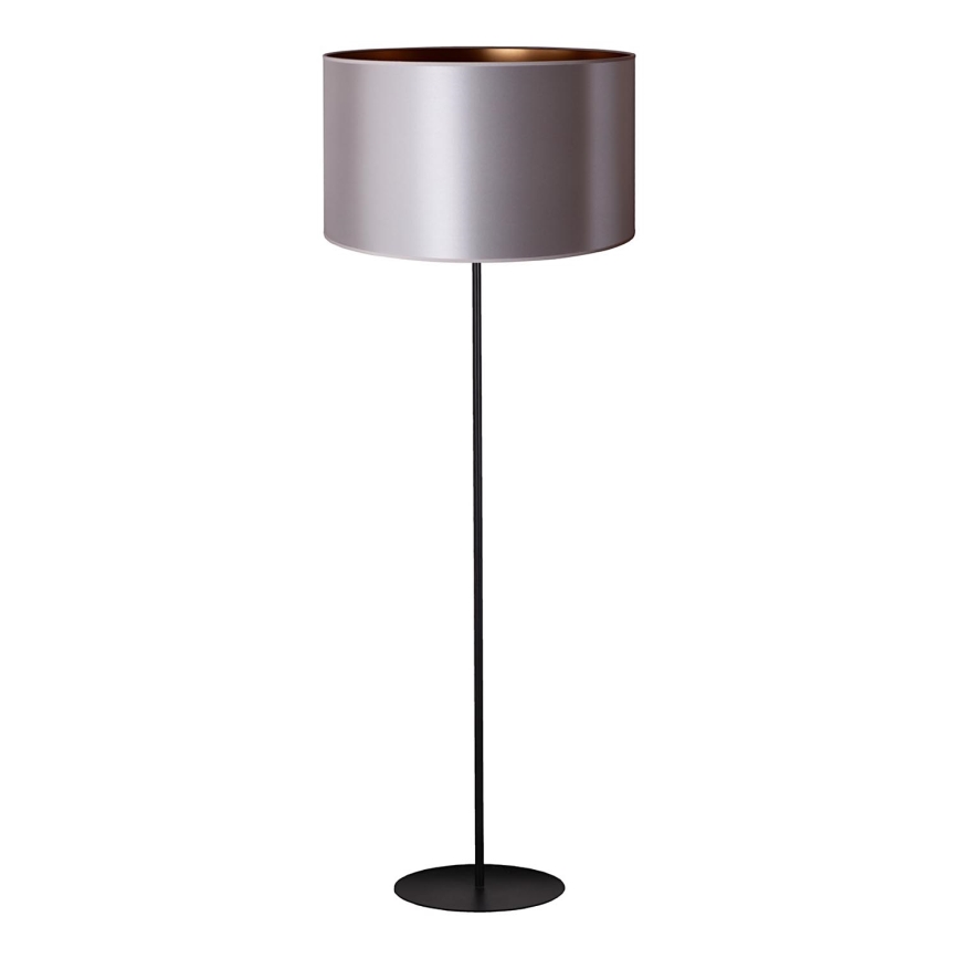 Duolla - Podna lampa CANNES 1xE27/15W/230V pr. 45 cm srebrna/bakrena/crna