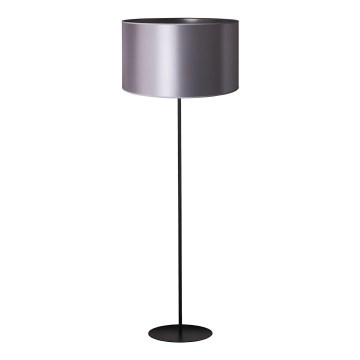 Duolla - Podna lampa CANNES 1xE27/15W/230V pr. 45 cm srebrna/crna