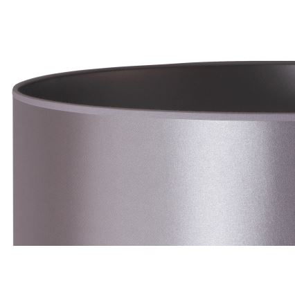 Duolla - Podna lampa CANNES 1xE27/15W/230V pr. 45 cm srebrna/crna