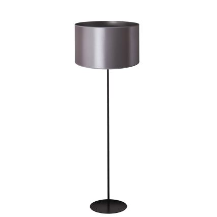 Duolla - Podna lampa CANNES 1xE27/15W/230V pr. 45 cm srebrna/crna