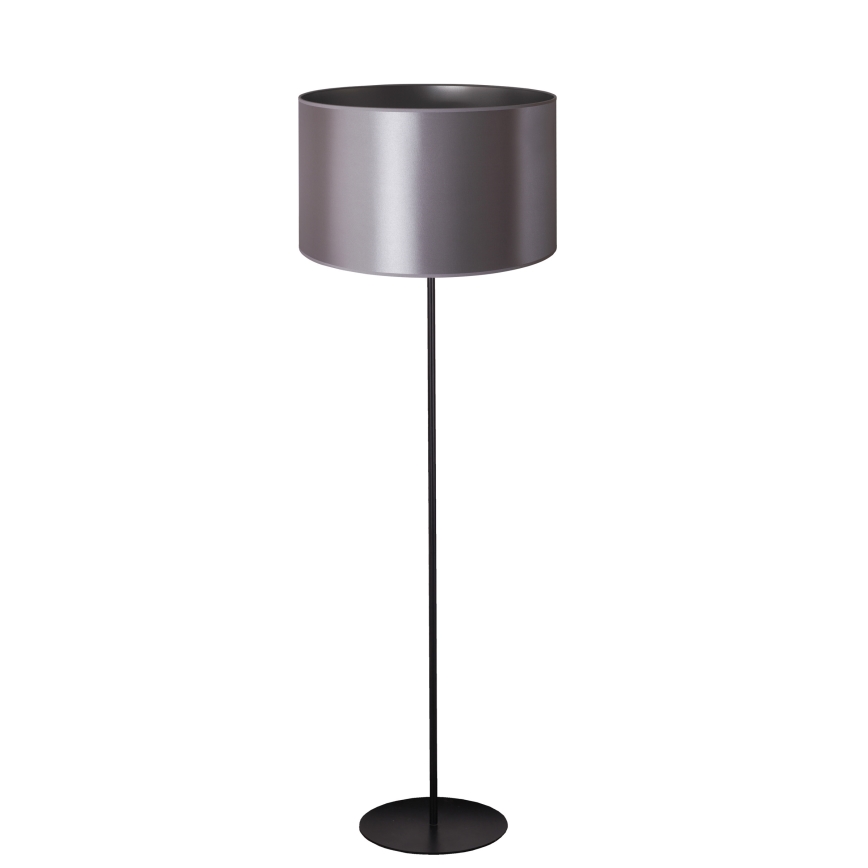 Duolla - Podna lampa CANNES 1xE27/15W/230V pr. 45 cm srebrna/crna