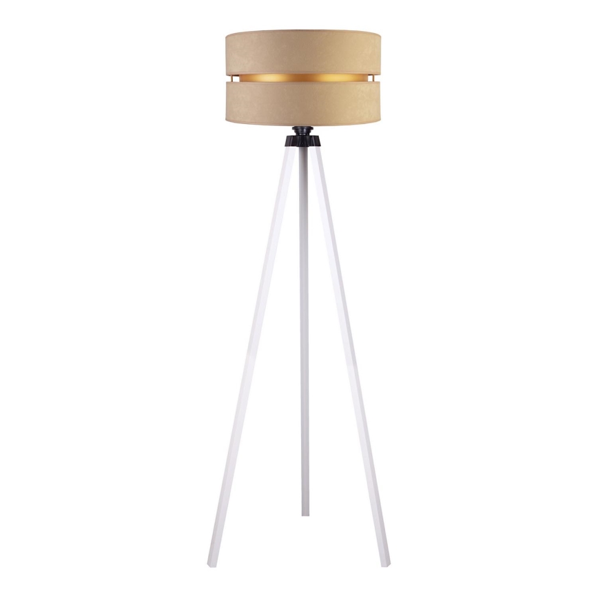 Duolla - Podna lampa DUO 1xE27/60W/230V pr. 44 cm bež/bijela