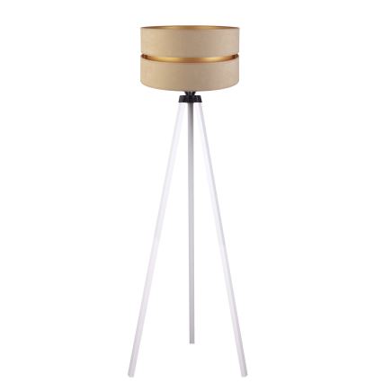 Duolla - Podna lampa DUO 1xE27/60W/230V pr. 44 cm bež/bijela