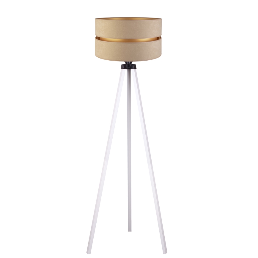 Duolla - Podna lampa DUO 1xE27/60W/230V pr. 44 cm bež/bijela