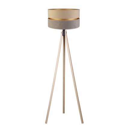 Duolla - Podna lampa DUO 1xE27/60W/230V pr. 44 cm bež/siva/bež