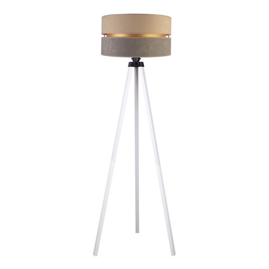 Duolla - Podna lampa DUO 1xE27/60W/230V pr. 44 cm bež/siva/bijela