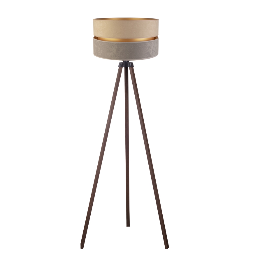 Duolla - Podna lampa DUO 1xE27/60W/230V pr. 44 cm bež/siva/smeđa