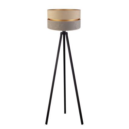 Duolla - Podna lampa DUO 1xE27/60W/230V pr. 44 cm bež/siva/wenge