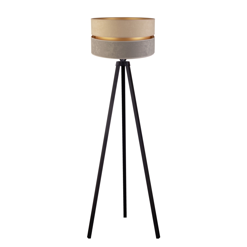 Duolla - Podna lampa DUO 1xE27/60W/230V pr. 44 cm bež/siva/wenge