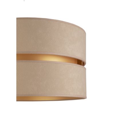 Duolla - Podna lampa DUO 1xE27/60W/230V pr. 44 cm bež/smeđa