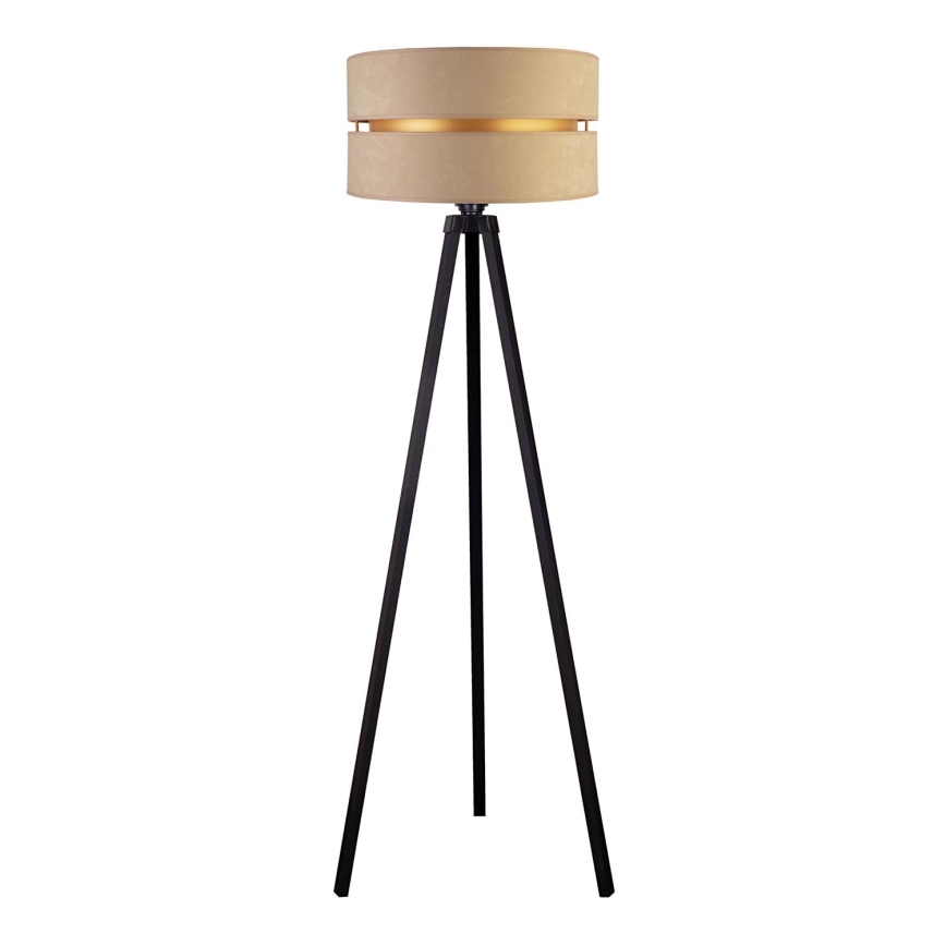 Duolla - Podna lampa DUO 1xE27/60W/230V pr. 44 cm bež/wenge