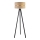 Duolla - Podna lampa DUO 1xE27/60W/230V pr. 44 cm bež/wenge
