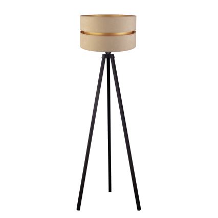 Duolla - Podna lampa DUO 1xE27/60W/230V pr. 44 cm bež/wenge