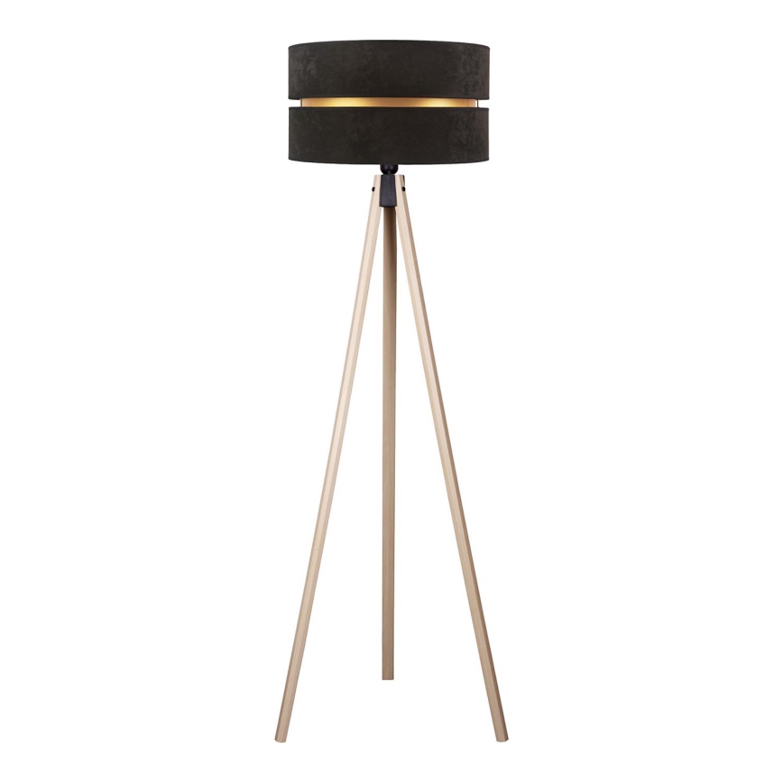 Duolla - Podna lampa DUO 1xE27/60W/230V pr. 44 cm crna/bež