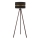 Duolla - Podna lampa DUO 1xE27/60W/230V pr. 44 cm crna/smeđa