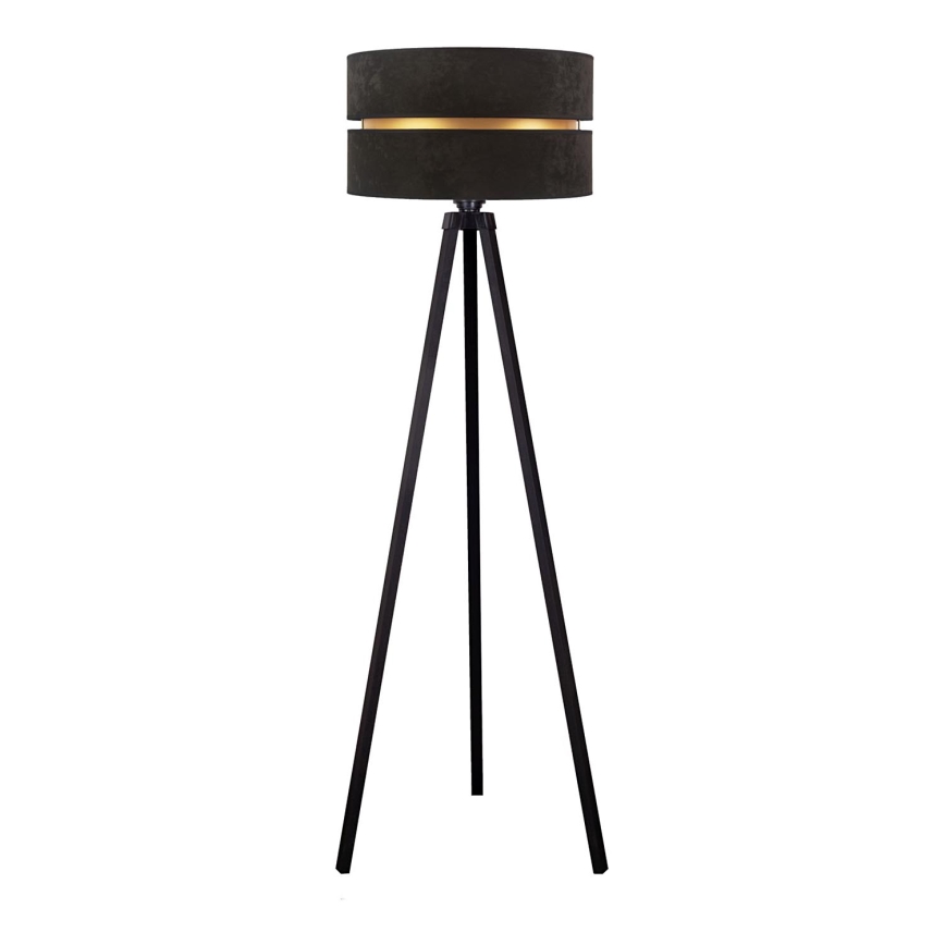 Duolla - Podna lampa DUO 1xE27/60W/230V pr. 44 cm crna/wenge