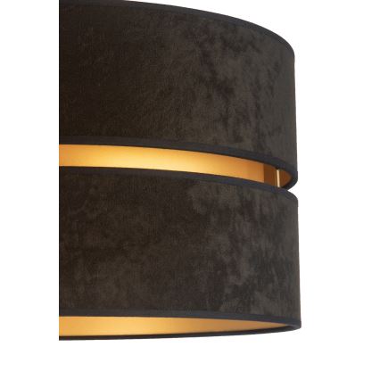 Duolla - Podna lampa DUO 1xE27/60W/230V pr. 44 cm crna/wenge