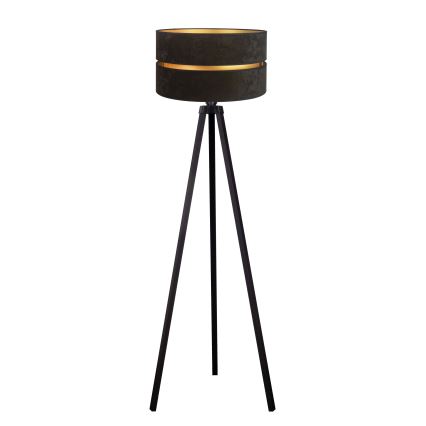 Duolla - Podna lampa DUO 1xE27/60W/230V pr. 44 cm crna/wenge
