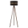 Duolla - Podna lampa DUO 1xE27/60W/230V pr. 44 cm crna/wenge