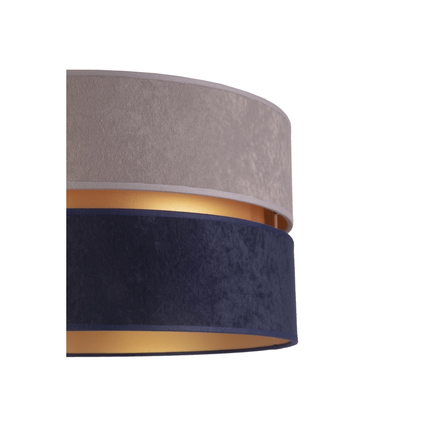 Duolla - Podna lampa DUO 1xE27/60W/230V pr. 44 cm siva/plava/smeđa