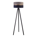 Duolla - Podna lampa DUO 1xE27/60W/230V pr. 44 cm siva/plava/wenge