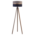 Duolla - Podna lampa DUO 1xE27/60W/230V pr. 44 cm siva/plava/wenge
