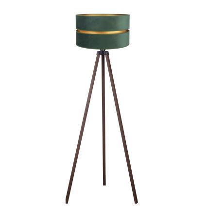 Duolla - Podna lampa DUO 1xE27/60W/230V pr. 44 cm zelena/smeđa