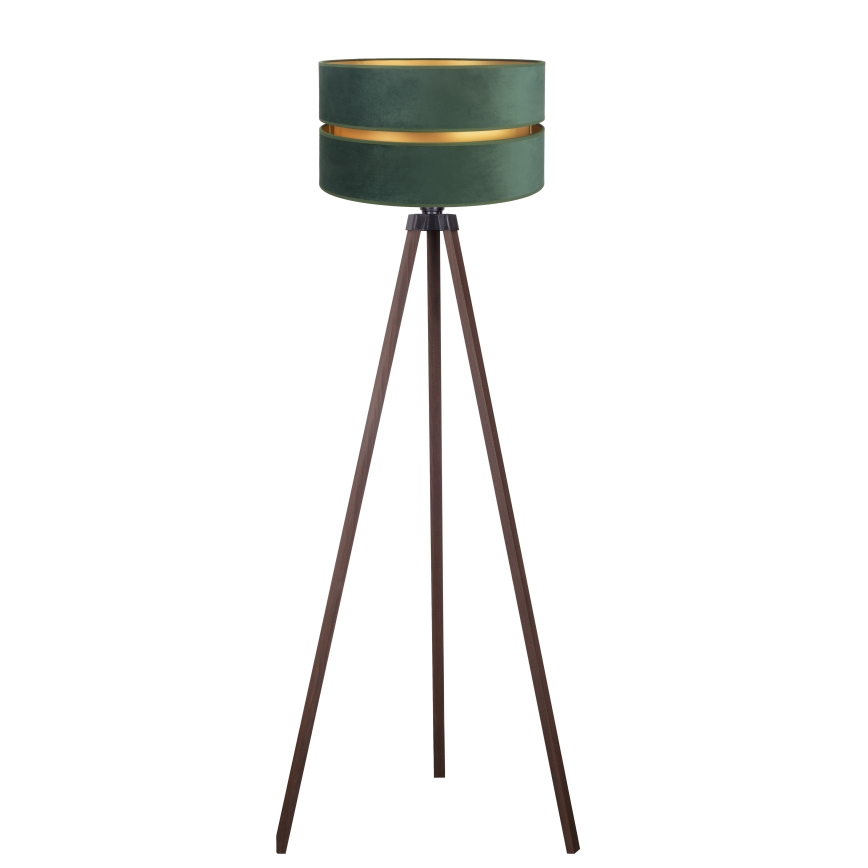 Duolla - Podna lampa DUO 1xE27/60W/230V pr. 44 cm zelena/smeđa