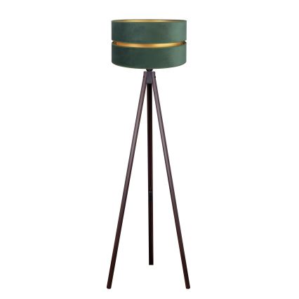 Duolla - Podna lampa DUO 1xE27/60W/230V pr. 44 cm zelena/wenge