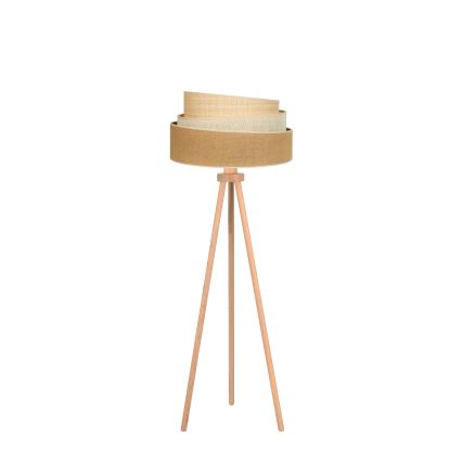 Duolla - Podna lampa YUTE TRIO 1xE27/15W/230V pr. 45 cm smeđa/siva/bež