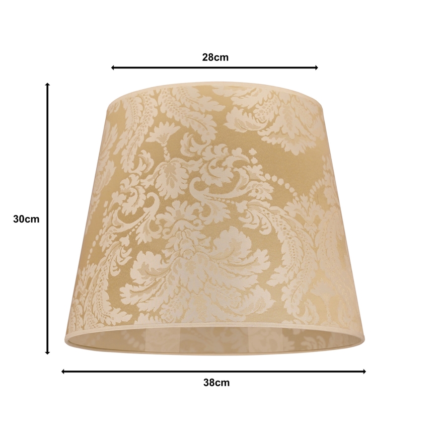 Duolla - Sjenilo univerzalno CLASSIC L E27 pr. 38 cm zlatna