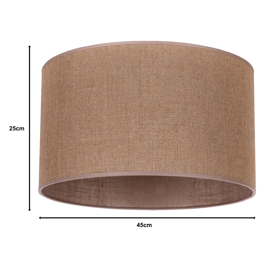 Duolla - Sjenilo univerzalno ROLLER E27 pr. 50 cm smeđa