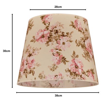 Duolla - Sjenilo za luster CLASSIC L E27 pr. 38 cm ruža