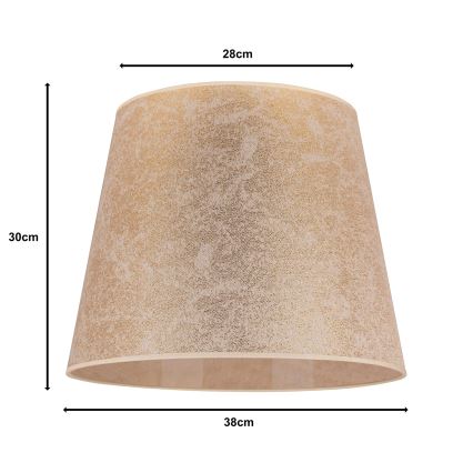 Duolla - Sjenilo za luster CLASSIC L E27 pr. 38 cm zlatna