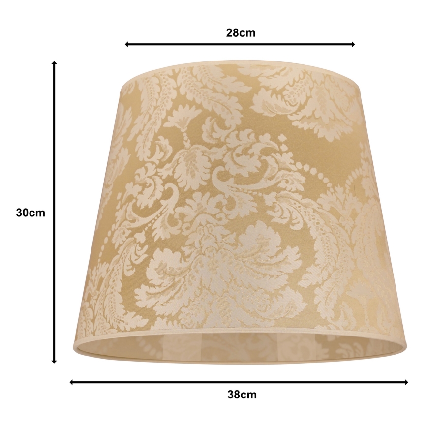 Duolla - Sjenilo za luster CLASSIC L E27 pr. 38 cm zlatna