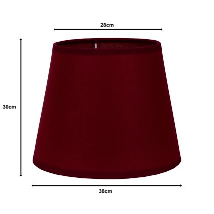 Duolla - Sjenilo za podnu lampu CLASSIC L E27 pr. 38 cm boje vina