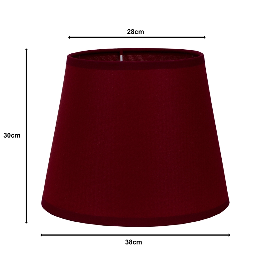 Duolla - Sjenilo za podnu lampu CLASSIC L E27 pr. 38 cm boje vina