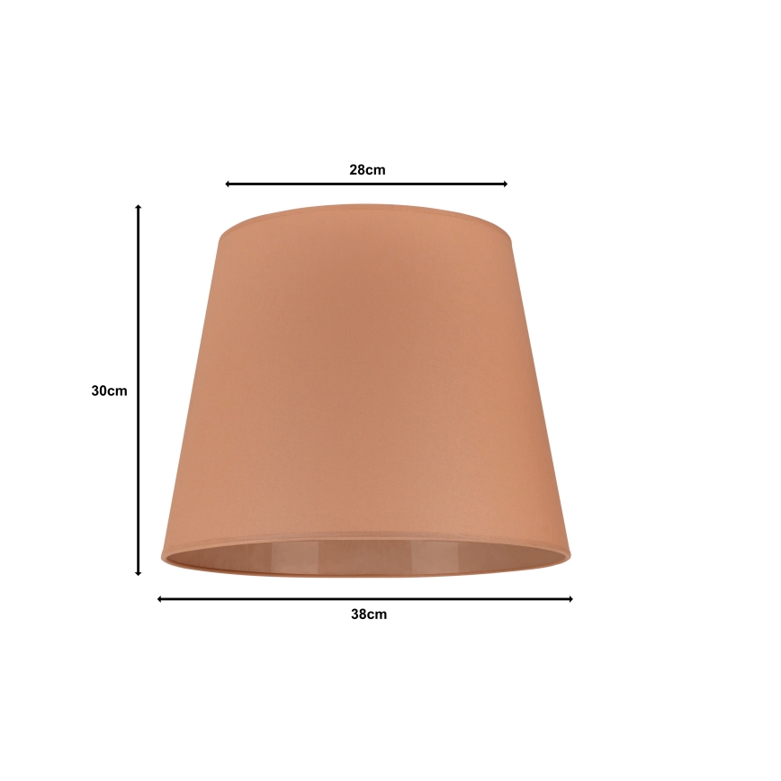 Duolla - Sjenilo za podnu lampu CLASSIC L E27 pr. 38 cm smeđa