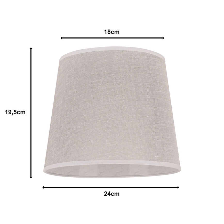 Duolla - Sjenilo za stolnu lampu CLASSIC M E27 pr. 24 cm bež
