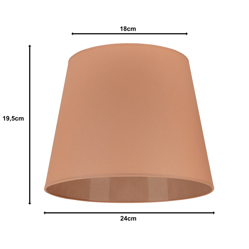 Duolla - Sjenilo za stolnu lampu CLASSIC M E27 pr. 24 cm smeđa