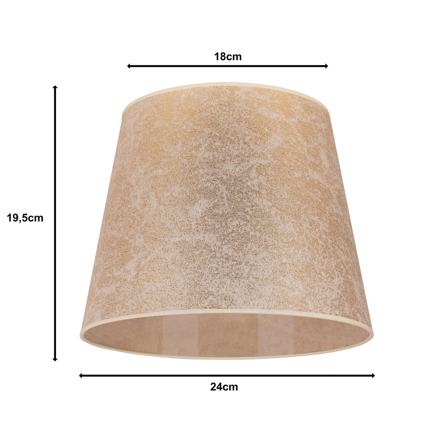 Duolla - Sjenilo za stolnu lampu CLASSIC M E27 pr. 24 cm zlatna