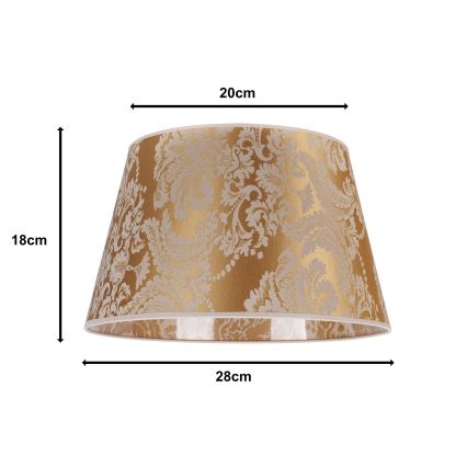 Duolla - Sjenilo za stolnu lampu CONE M E27 pr. 28 cm zlatna