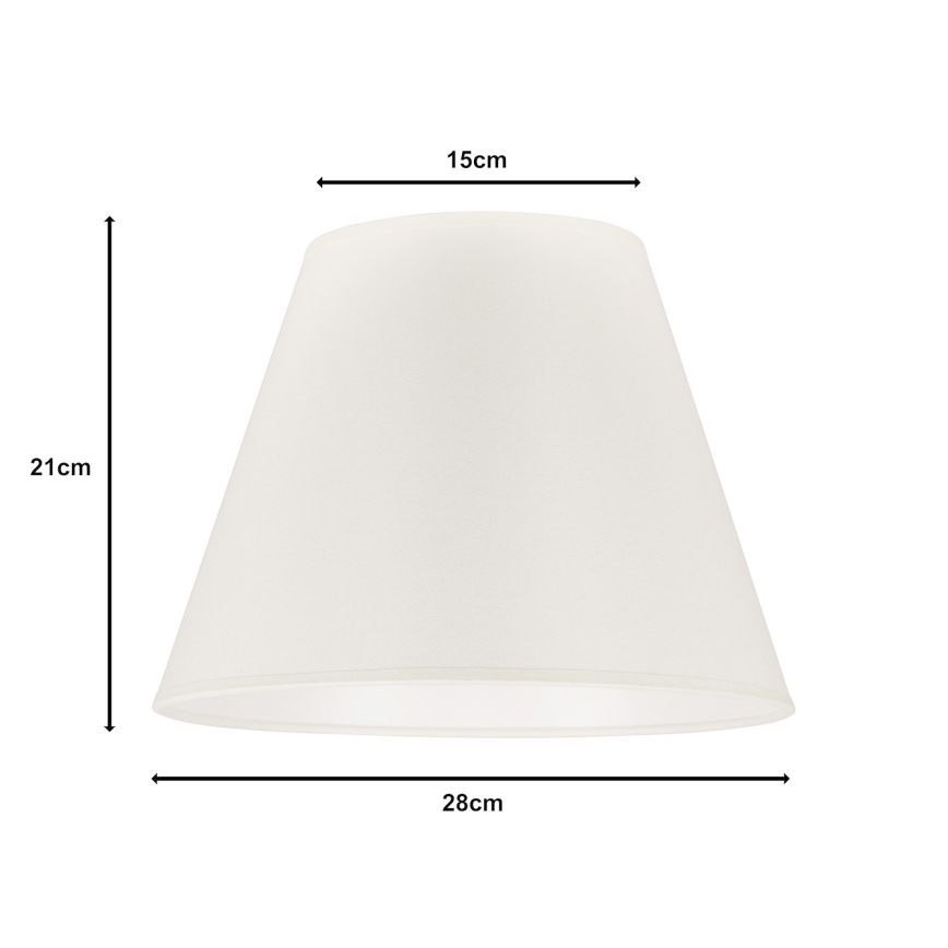 Duolla - Sjenilo za stolnu lampu SOFIA S E27 pr. 28 cm bež