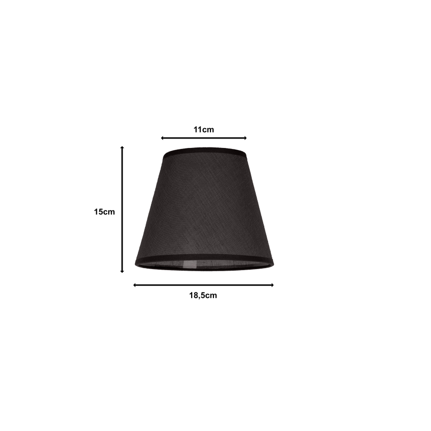 Duolla - Sjenilo za stolnu lampu SOFIA XS E14 pr. 18,5 cm antracit