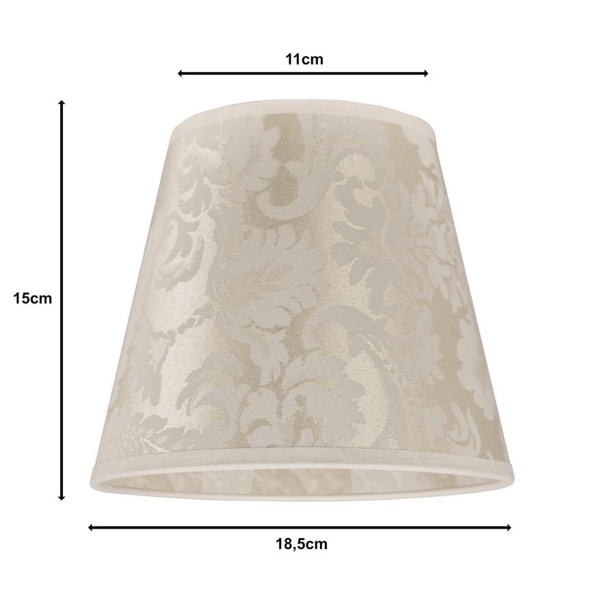 Duolla - Sjenilo za stolnu lampu SOFIA XS E14 pr. 18,5 cm bež