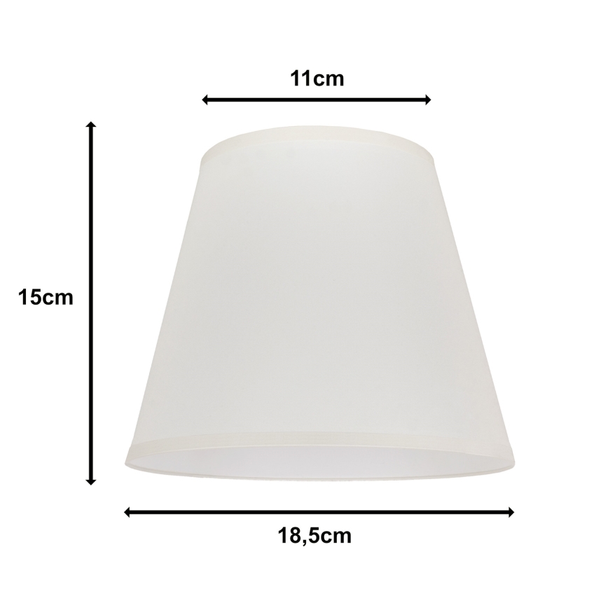 Duolla - Sjenilo za stolnu lampu SOFIA XS E14 pr. 18,5 cm krem
