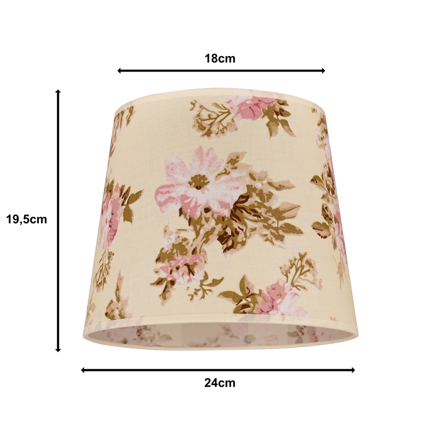 Duolla - Sjenilo za stolnu lampu SOFIA XS E14 pr. 18,5 cm ruža